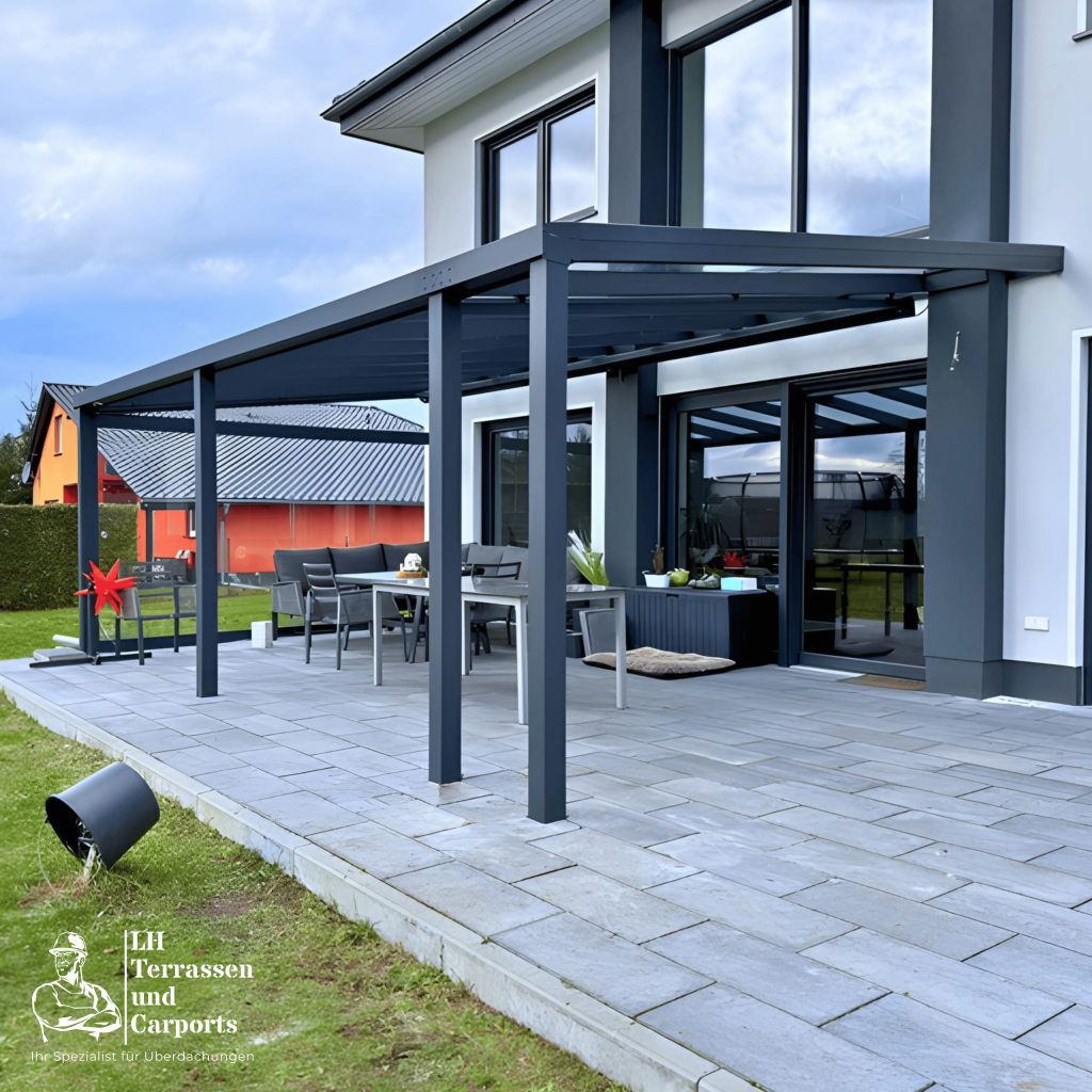 Terrassenüberdachung im modernen Stil
